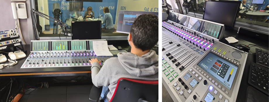 Badalona Comunicació installs an AEQ ATRIUM mixing console in its main studio