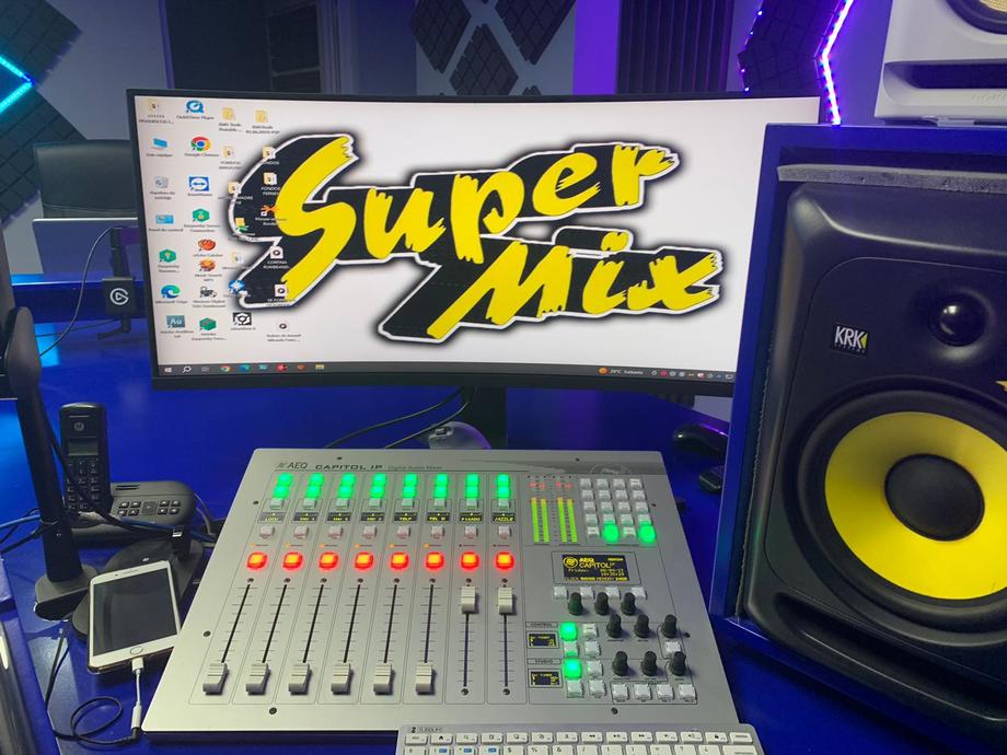SUPERMIX FM, equipped with AEQ CAPITOL IP digital console