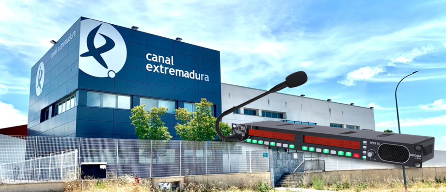 Spanish Canal Extremadura TV renews its Intercom System 
