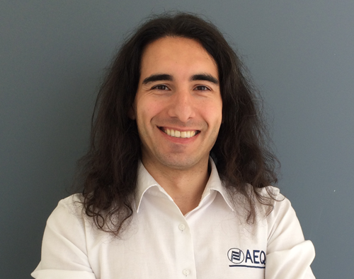 ROBERTO TEJERO, NEW PRODUCT MANAGER OF AEQ.