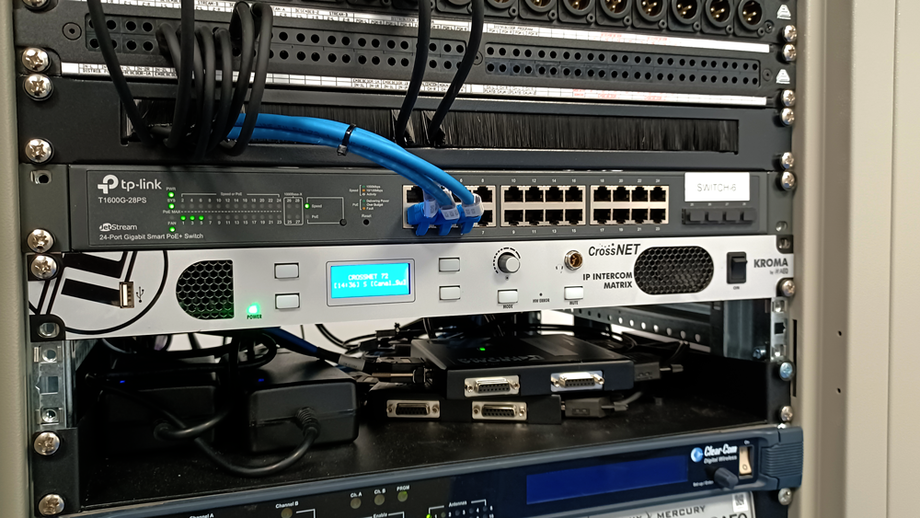 Spanish system integrator PROVIDEO installs a CROSSNET Intercom in CANAL SUR’s studios in Malaga