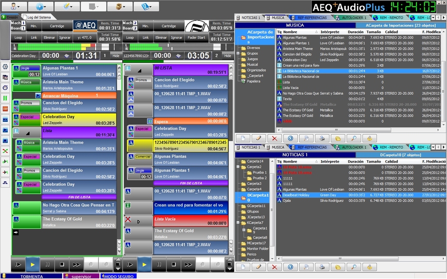 AEQ AUDIOPLUS BROADCAST AUTOMATION SYSTEM AT RADIO RUBI