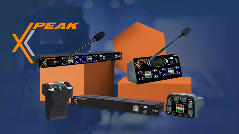 AEQ launches XPEAK, a matrix-less intercom system ready for remote production