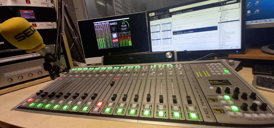 RADIO VIGO of CADENA SER selects AEQ FORUM IP SPLIT to update two broadcasting studios